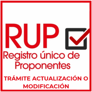 Trámite de Actualización o Modificación de RUP